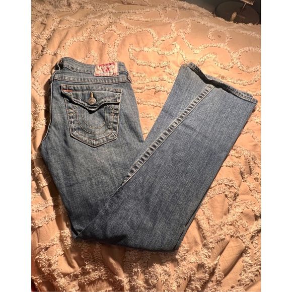 Authentic True Religion Jeans| Joey size 28 inch | boot cut low rise - Picture 12 of 13